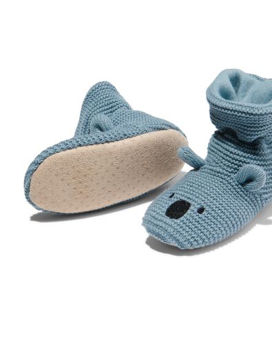 chaussons bébé en maille koala bleu 24/25 - 33236655 - HEMA
