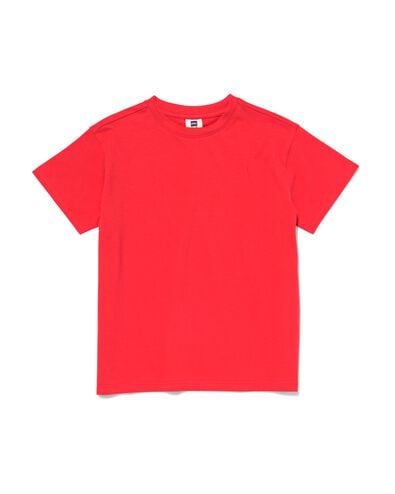 kinder t-shirt  rouge 98/104 - 30788235 - HEMA