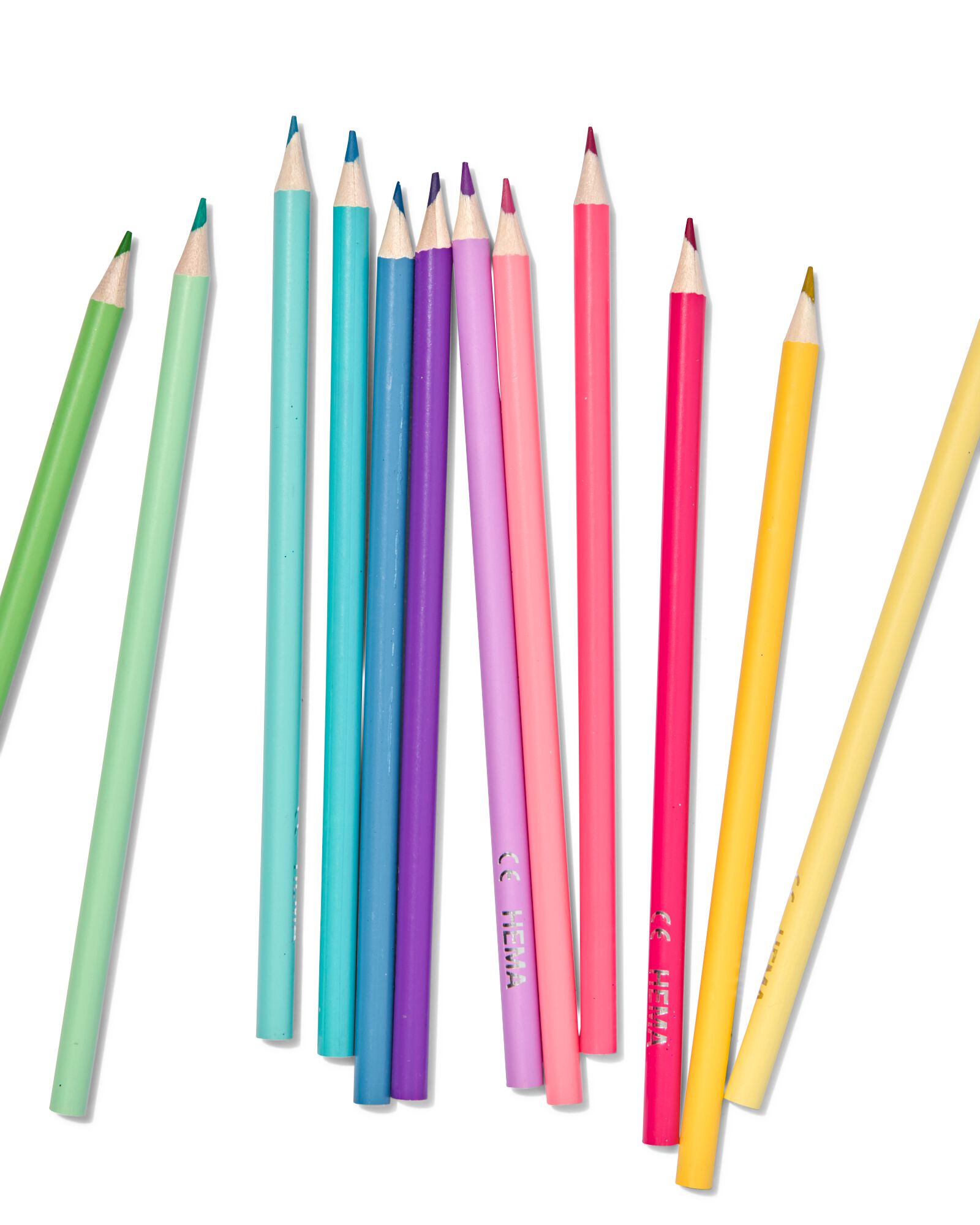 Crayons De Couleur De Couleurs Pastel Sur Fond Rose Crayons Pastel  Multicolores