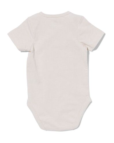 baby body met stretch  beige 62/68 - 33314132 - HEMA