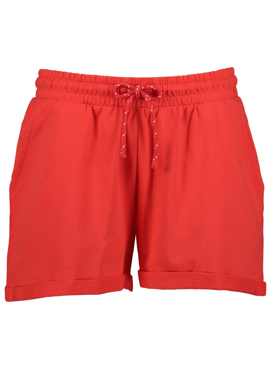 red sweat shorts womens