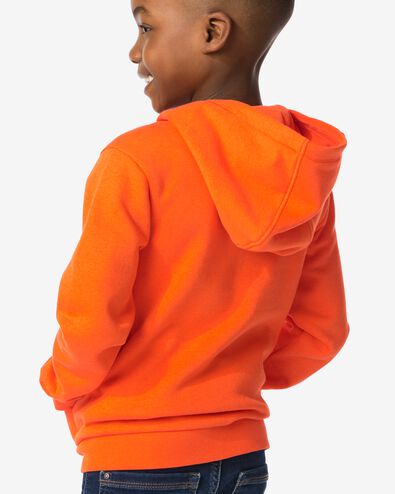 veste enfant à capuche orange 146/152 - 30766083 - HEMA