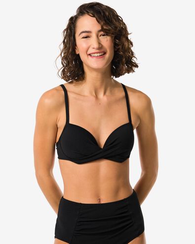 haut de bikini push-up femme bonnet A-E noir 85C - 22351427 - HEMA