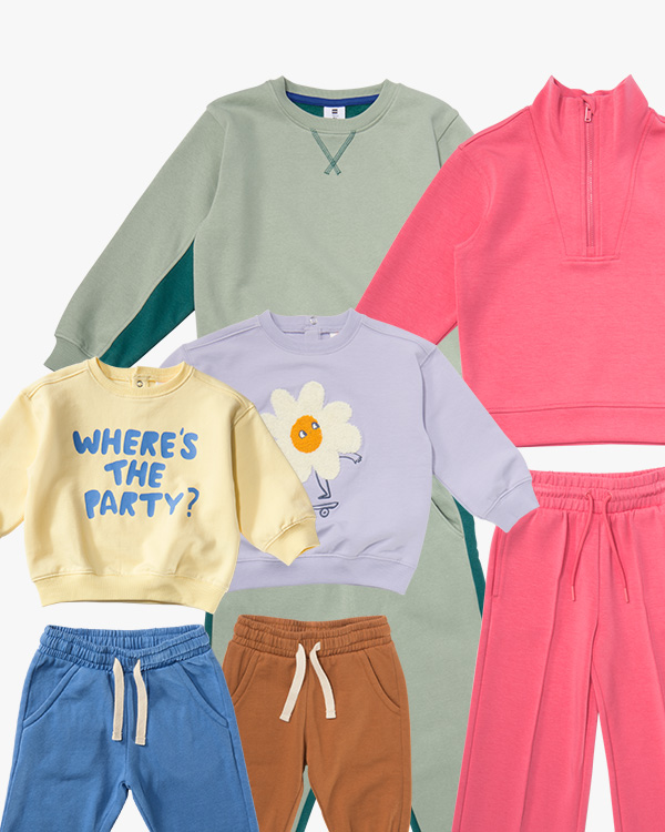 baby- en kinder sweaters en sweatpants